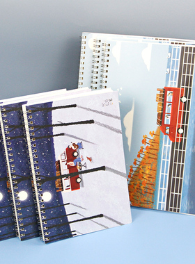 康奈尔笔记本本子备考复习学习记事本5r记忆法加厚大学生软皮简约ins风大号超厚考研康奈尔记录本b5大本子a5