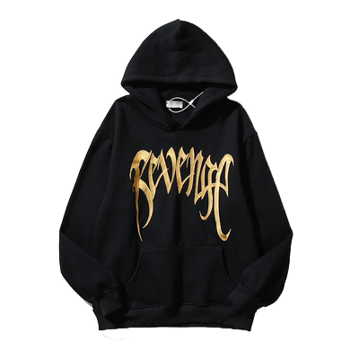 刺绣美式连帽卫衣宽松情侣休闲