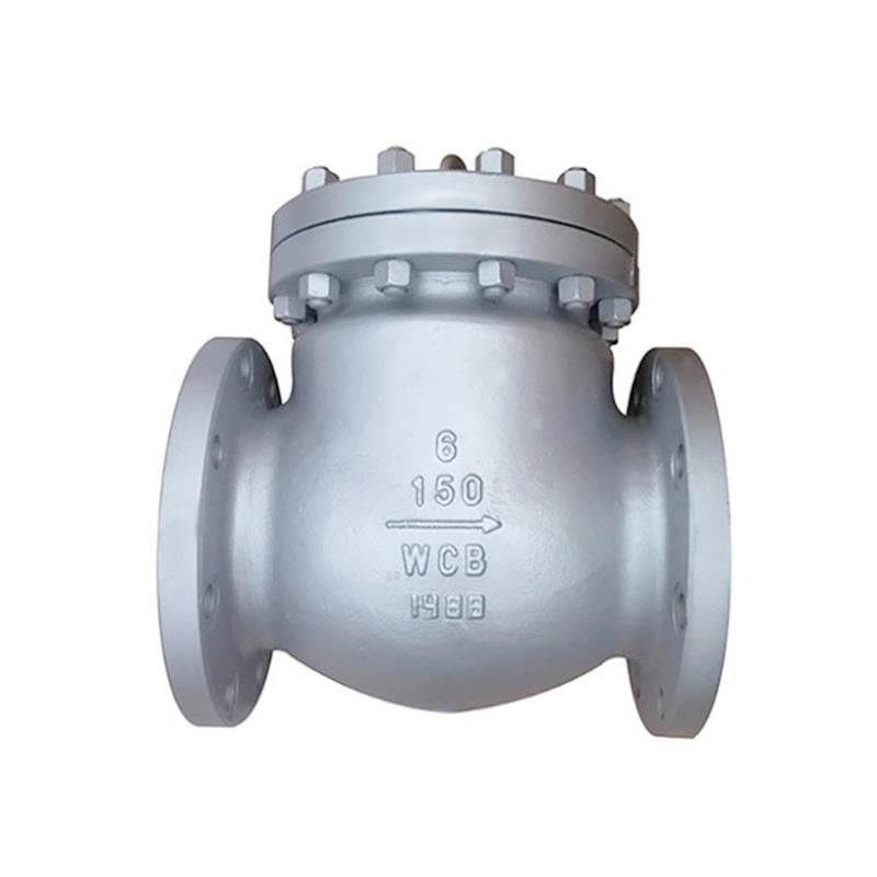 新款H44H-150LBC法兰美标旋启式止回阀铸钢良工阀门D包邮