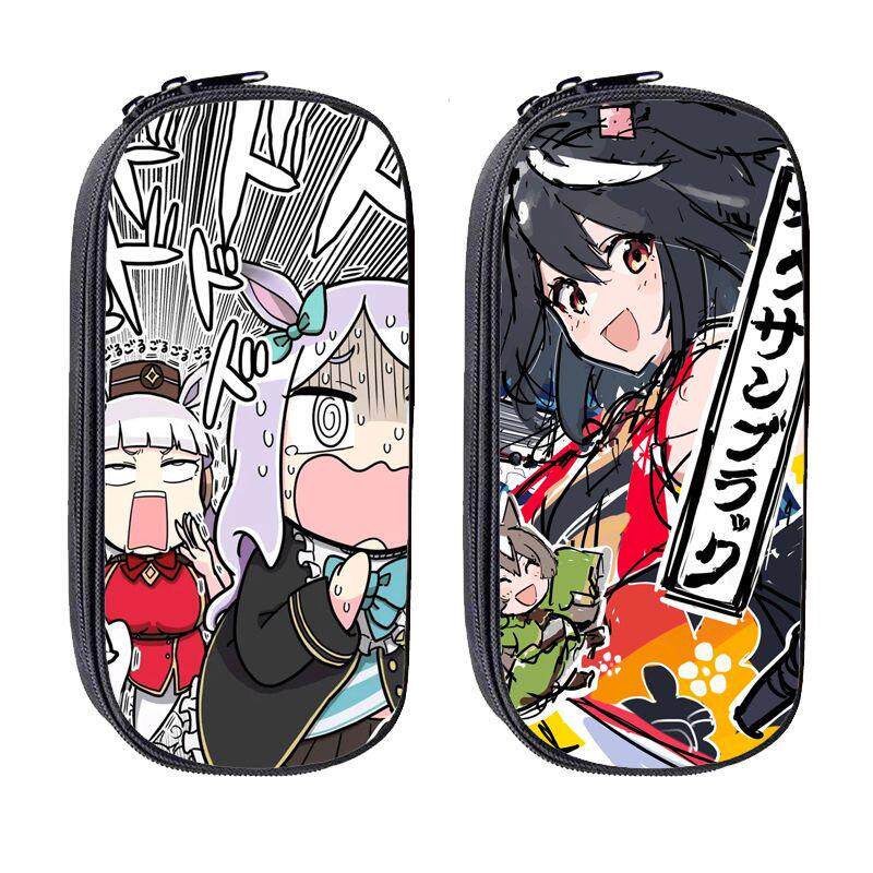 赛马娘动漫笔袋ins日系原宿男女小学生大容量文具盒帆布铅笔袋潮