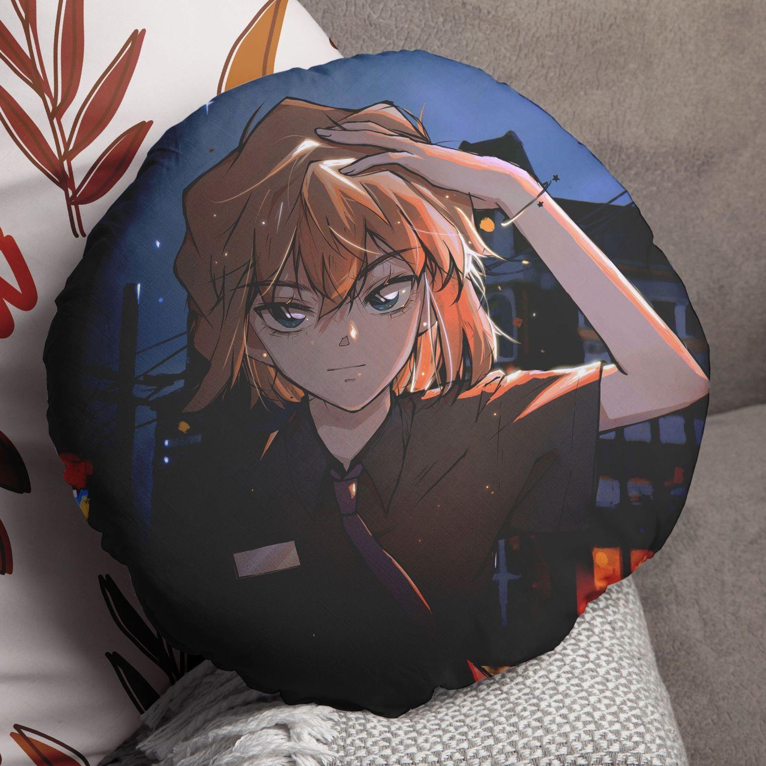 名侦探柯南宫野志保灰原抱枕毛绒