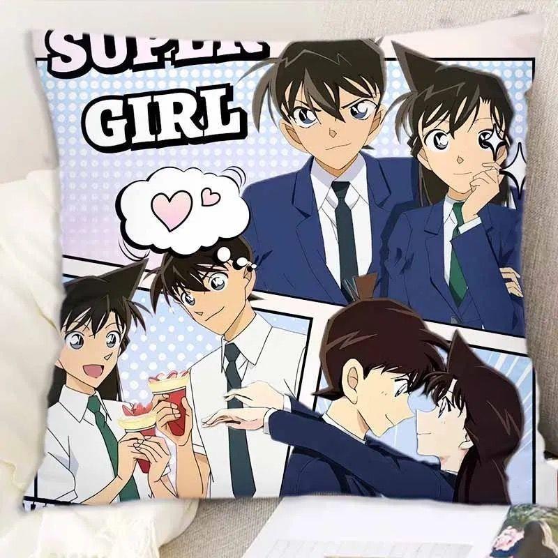 柯南抱枕工藤新一小兰情