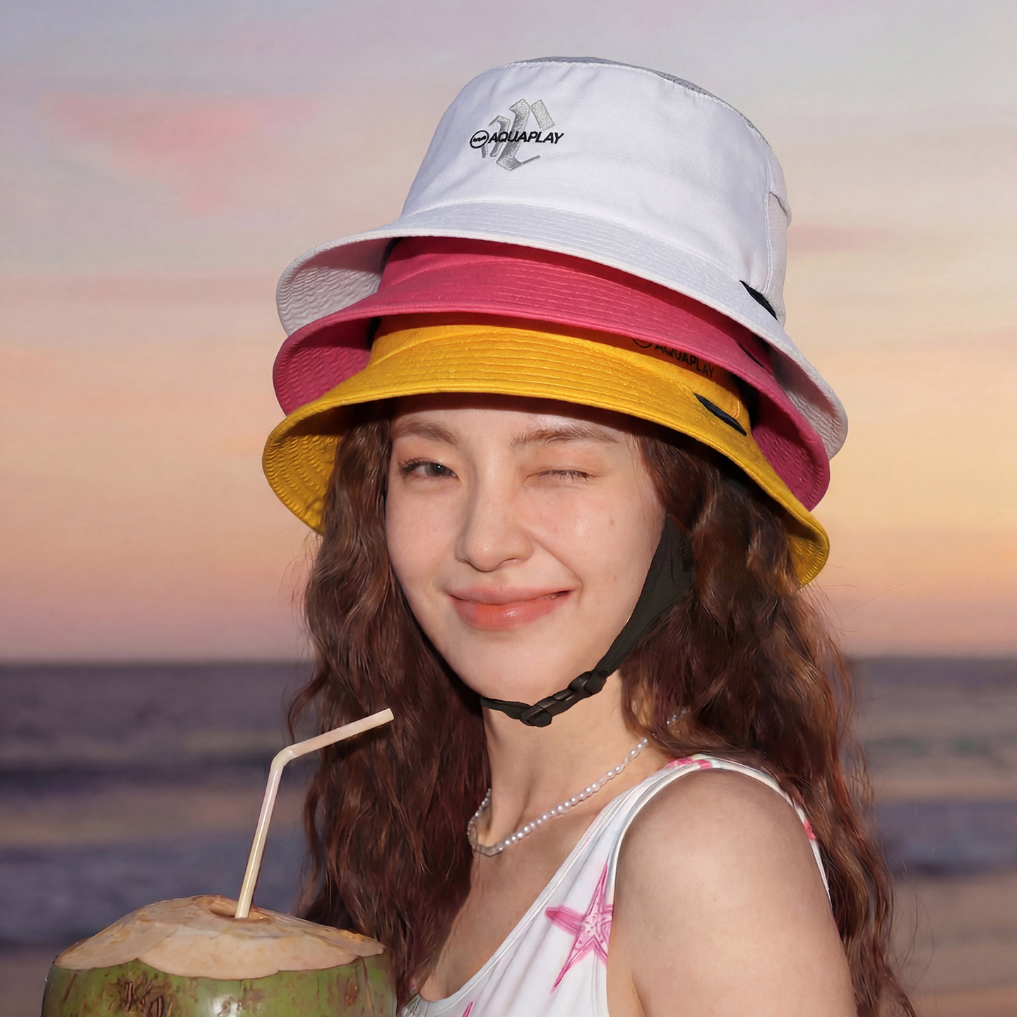 安泊来潜水帽冲浪帽浮潜防晒头套潜水遮阳渔夫帽游泳帽子防晒帽