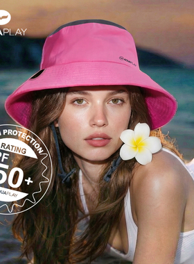 AquaPlay安泊来潜水帽头套发带防晒脸基尼男女遮阳渔夫帽游泳度假