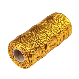 金线吊牌挂绳加粗1.5mm丝线灯具金丝包装金绳卡片绑海参银色绳子