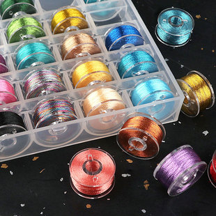 绣花银丝线细绣线彩色金属刺绣编织绳法式单股diy缝纫衣服用手工