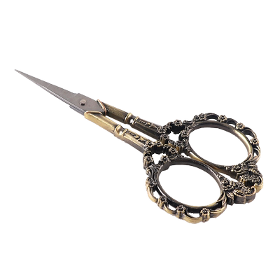 古典用绣花布艺剪纸缝纫剪刀