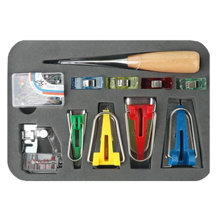 卷边布条拉筒包边器做旗袍布料衣服家用烫滚边制带边条缝纫机工具