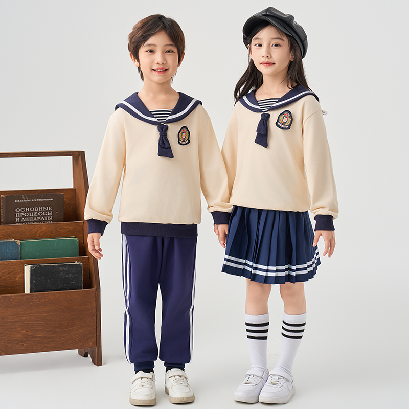 童年小客海军风水手服班服套装