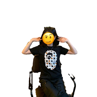 美式复古短袖潮牌t恤女夏季黑色