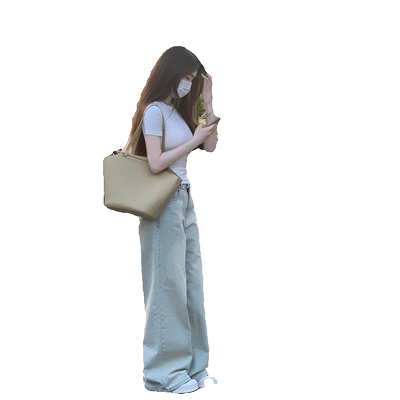 浅蓝色薄款牛仔裤女夏季2025新款