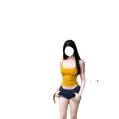 性感辣妹外穿姜黄色吊带背心女夏