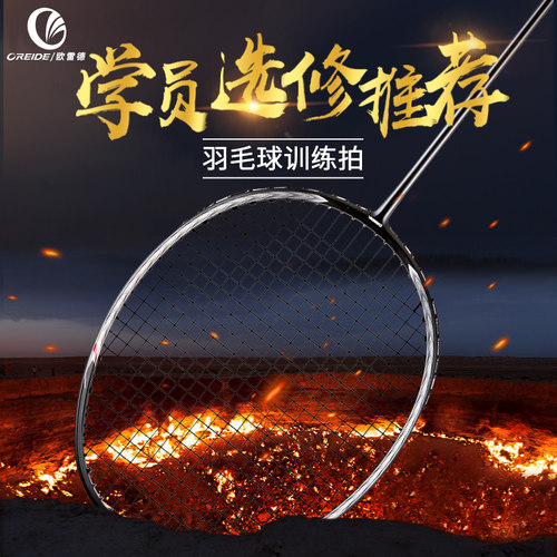 全碳素超轻耐用进攻型羽毛球拍
