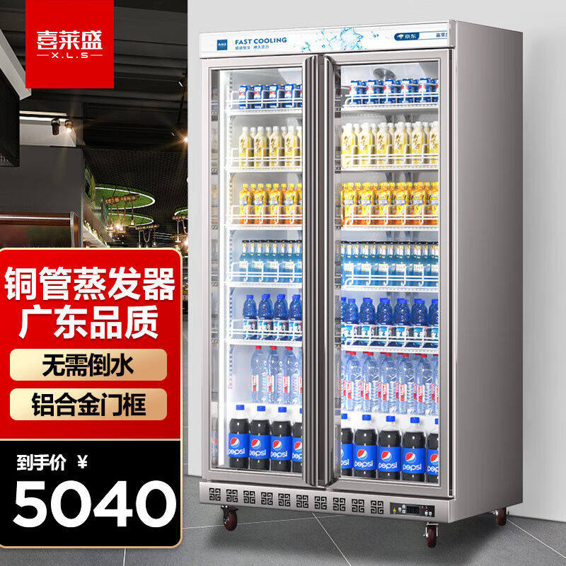 喜莱盛（XLS）商用展示柜冷藏饮料柜全屏啤酒柜酒水网红酒吧冰柜怎么看?