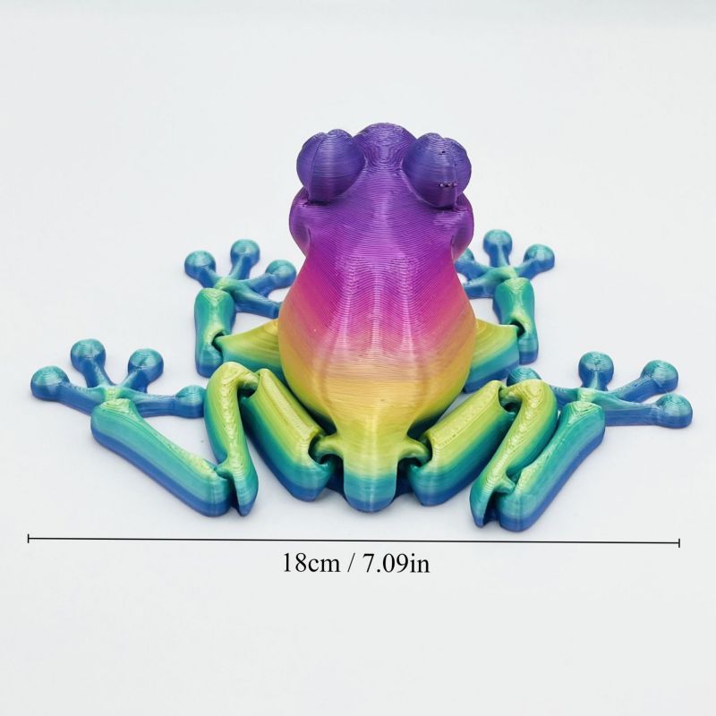 3D打印仿真青蛙关节可活动创意模型收藏玩具摆件手办动漫摆件