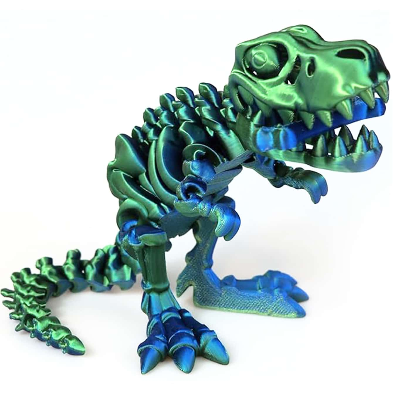 3D打印骨架拼装恐龙霸王龙变形摆件手办生日礼物工艺品创意潮玩