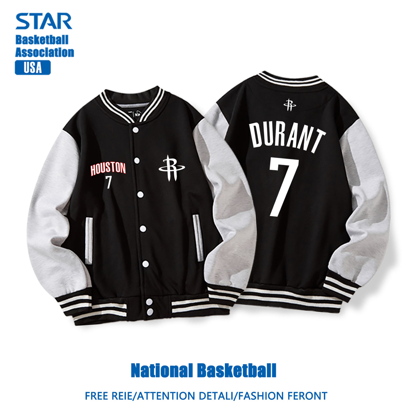 美式篮球休闲外套棒球服上衣