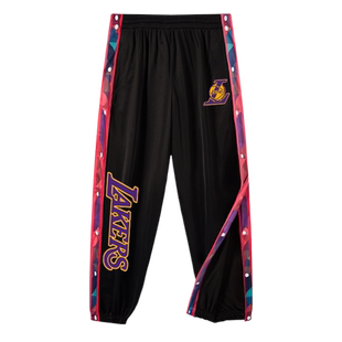 美式湖人科比勇士库里运动球裤排扣裤裤子篮球秒脱长裤男士运动裤