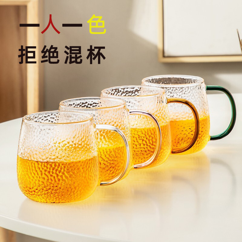 忆壶茶套装简约带把客厅玻璃杯