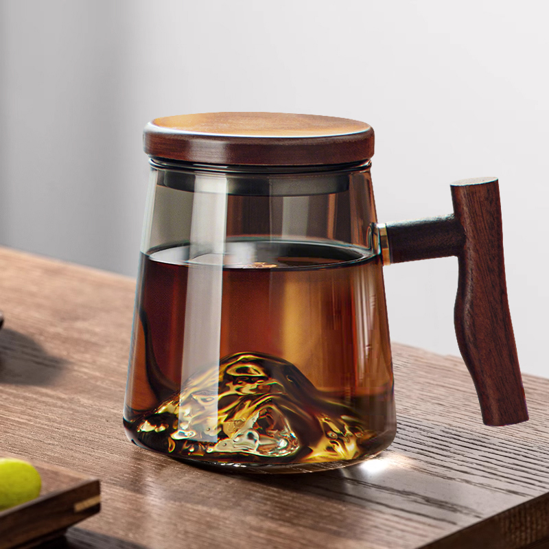 【观山底设计】高档耐热泡茶杯