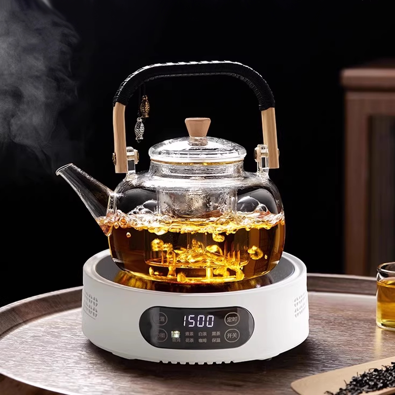 忆壶茶2026新款电陶炉煮茶壶耐高温家用泡茶壶玻璃煮茶器茶具套装