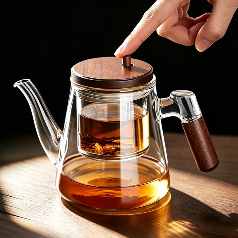 【一键过滤】茶水分离耐热泡茶壶