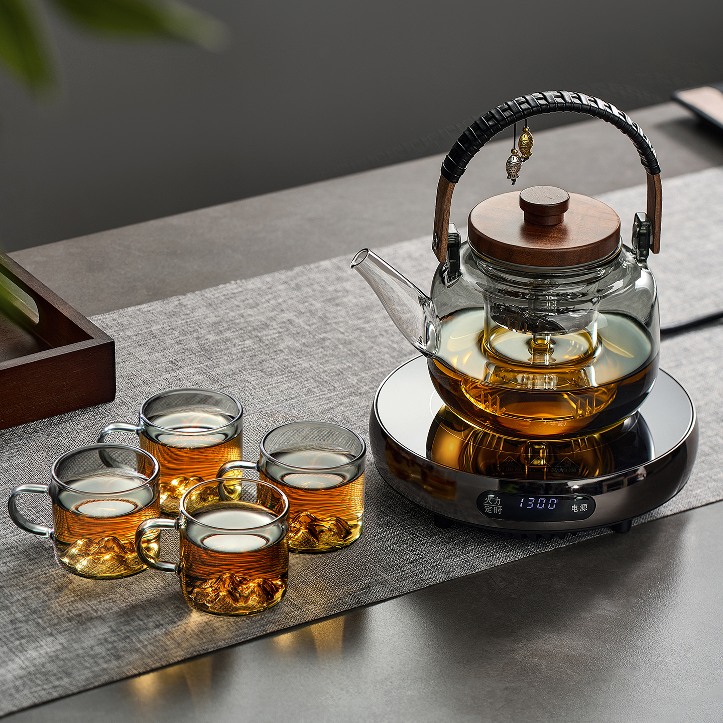 忆壶茶电陶炉煮茶壶套装家用耐高温烧水煮茶功夫茶具小型围炉套装