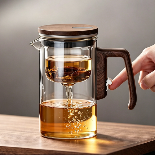【磁吸过滤】一键茶水分离飘逸杯
