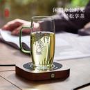 忆壶茶玻璃杯泡茶杯加厚耐热绿茶专用杯带把手男士 办公室喝水杯