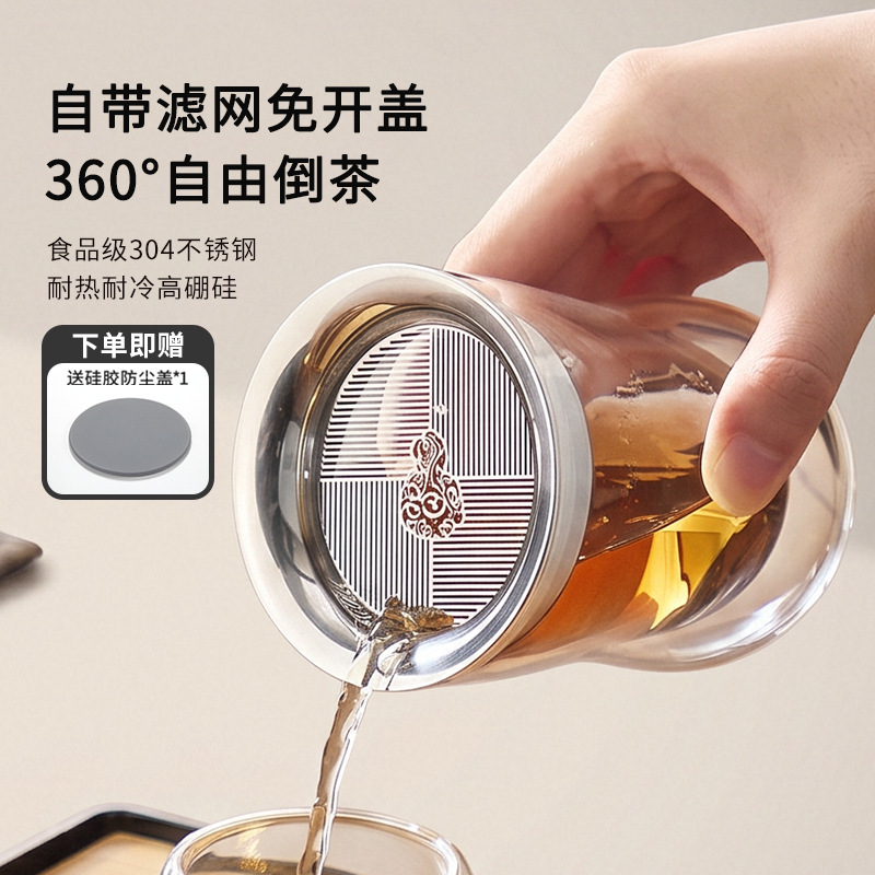 【双层玻璃杯】双层隔热防烫