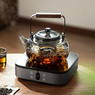 煮茶器电茶炉烧水壶泡茶家用 玻璃茶壶耐高温电陶炉煮茶壶2025新款