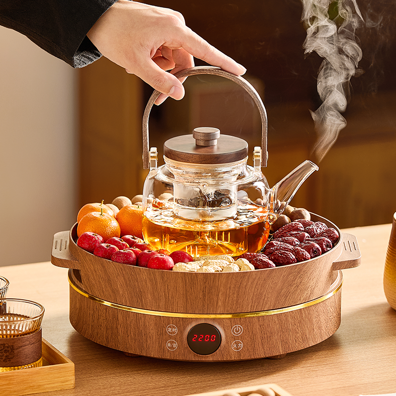 忆壶茶围炉煮茶套装家用煮茶器室内烤火电陶炉套装电热煮茶炉套装,餐饮具,煮茶炉,淘宝优惠券,粉丝福利购,淘宝优惠卷