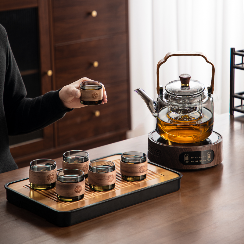忆壶茶煮茶炉套装玻璃茶壶家用泡茶器2025新款高档煮茶器功夫茶具