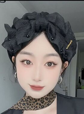 花瑶花新款唐结包头帽高端帽洋气包头帽爆款富婆帽子头巾少数民族