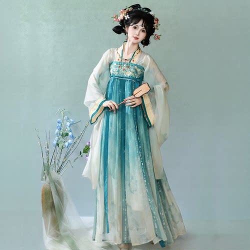 唐制汉服女日销套装齐胸襦裙古装
