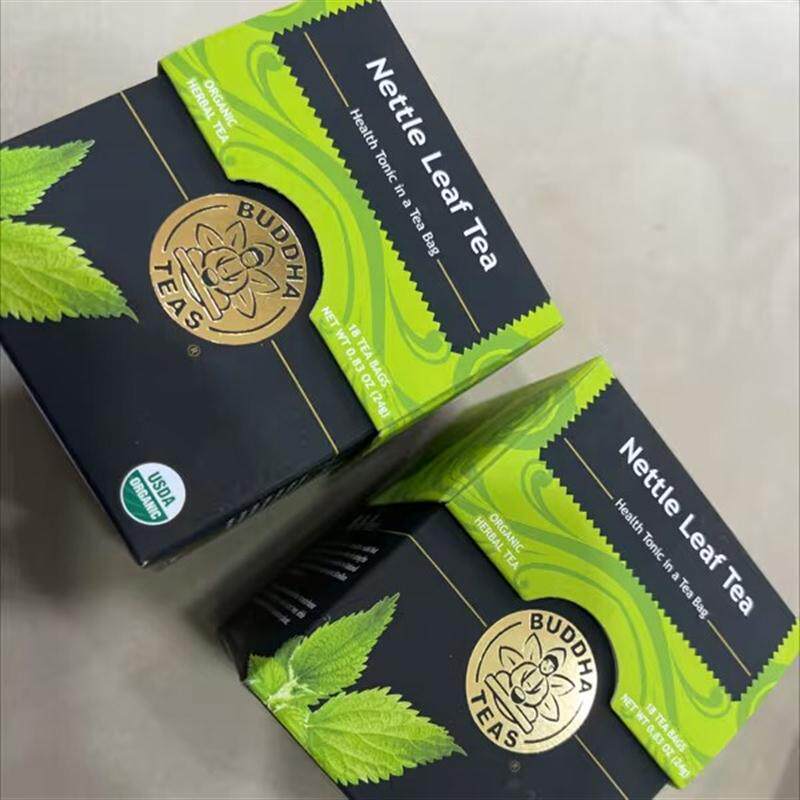 美国Buddha Teas 荨麻叶草本茶无咖啡萃取机体牴抗和消化系统健康