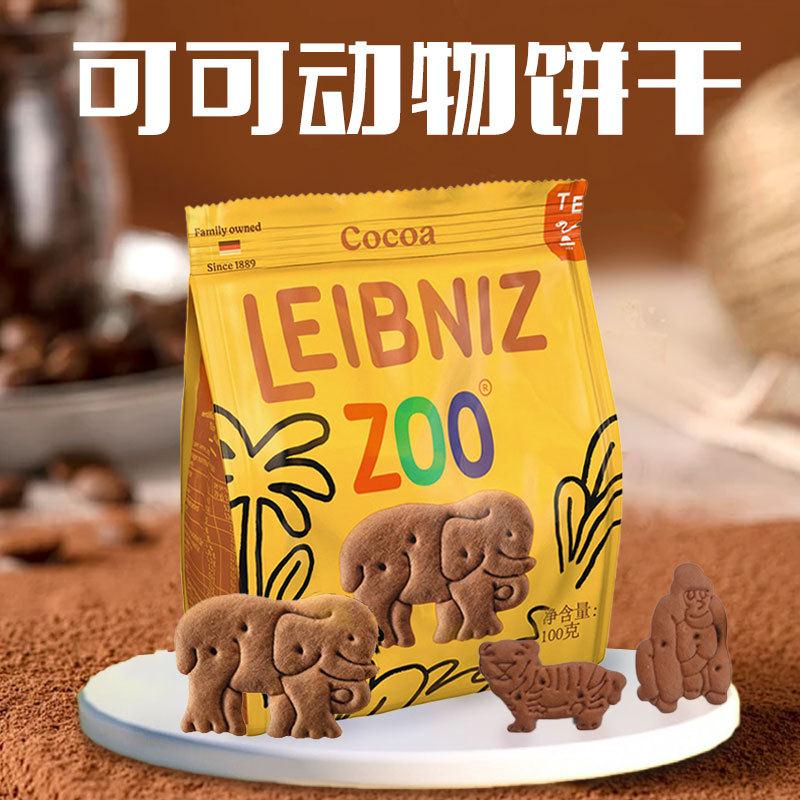 德国莱布尼兹进口Butter cookies动物型100g牛奶蜂蜜燕麦早餐