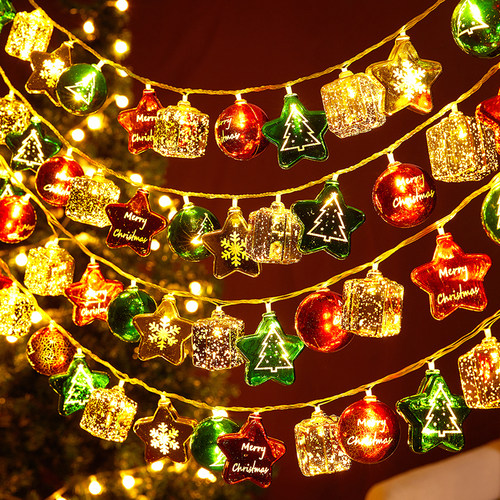 圣诞节装饰灯串led小彩灯