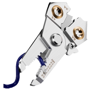 德国品质剥线钳电工专用多功能剥电线皮神器不锈钢新款压线拨线钳