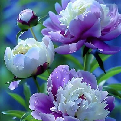 【买一发二】重瓣芍药庭院