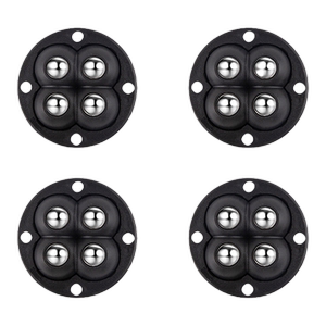 德国粘贴式万向轮子移动滚珠搬家神器承重尼龙珠静音家具滑轮脚轮