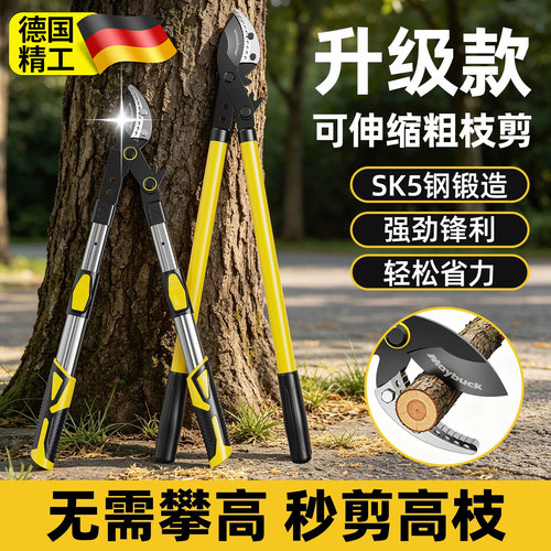 德国可伸缩粗枝剪子修剪树枝果树