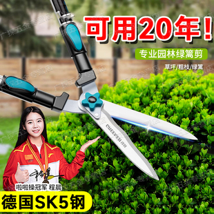 德国园艺大剪刀草坪绿篱园林绿化剪苗木高枝剪修花树枝专用粗枝剪