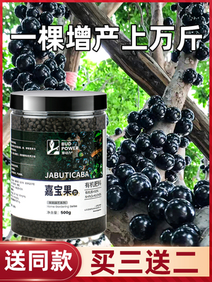 嘉宝果专用肥树葡萄增产增甜珍宝果营养液有机覆合肥颗粒缓释肥料