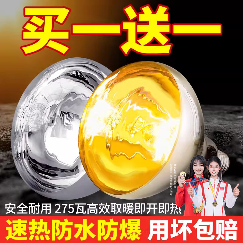 德国浴霸灯泡275W防爆防水老式