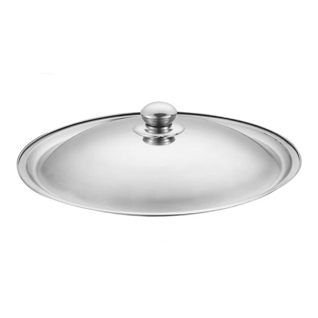 18-32cm不锈钢锅盖鼎盖味盅盖铁盖子桶盖圆盖通用盖