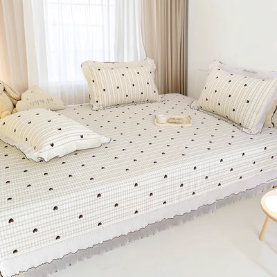 春荣全棉印花小清新印花炕盖