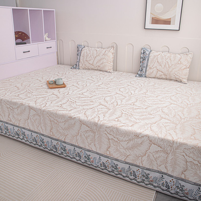 2025新款雪尼尔炕盖四季通用轻奢风炕单大尺寸榻榻米垫床盖可定制