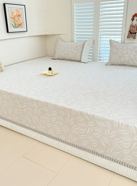 新中式榻榻米专用床盖防滑炕盖四季通用轻奢雪尼尔炕单3米大尺寸