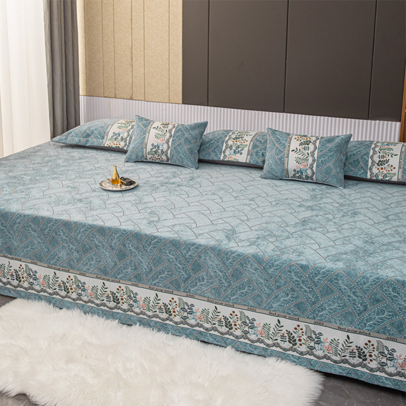 雪尼爾榻榻米床蓋定制